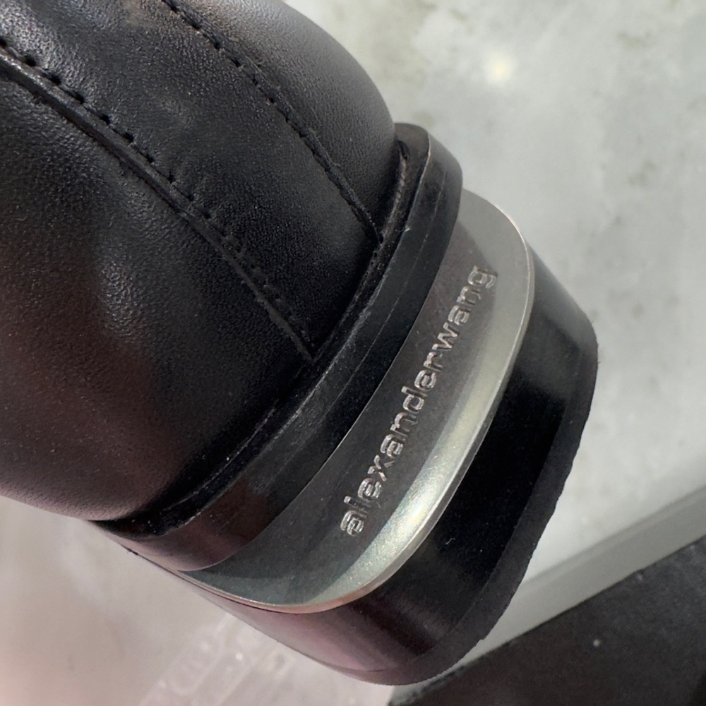 Alexander Wang Black Leather Chelsea Boots - Picture 6 of 14